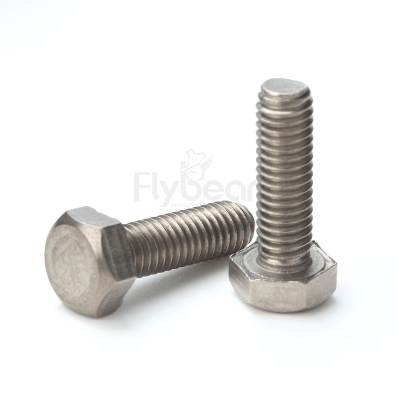 TA2钛本色外六角全牙螺栓GB5783
