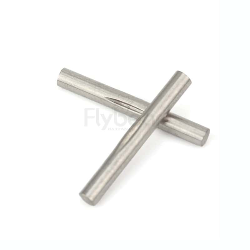 303不锈钢槽销中部槽长为1/3全长DIN1475