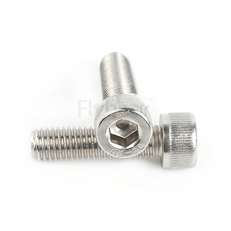 304不锈钢A2-70内六角圆柱头螺钉全牙滚花DIN912