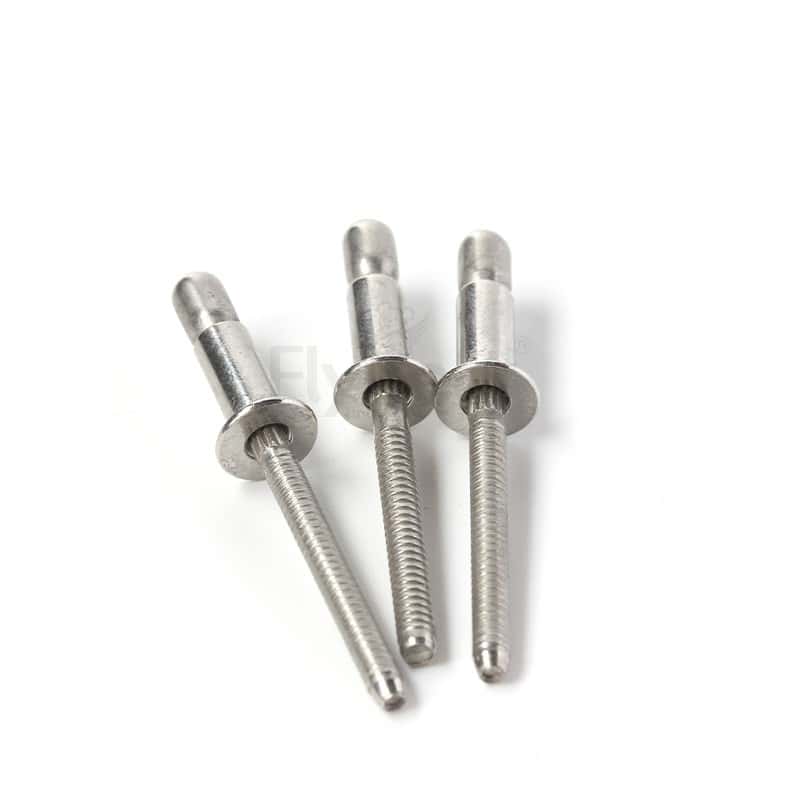 316不锈钢开口型平圆头抽芯铆钉51级GB12618.4