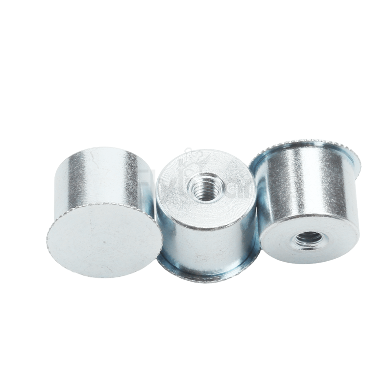 SUM24L易切削钢环保蓝白锌AD33794318定制V型压铆螺母