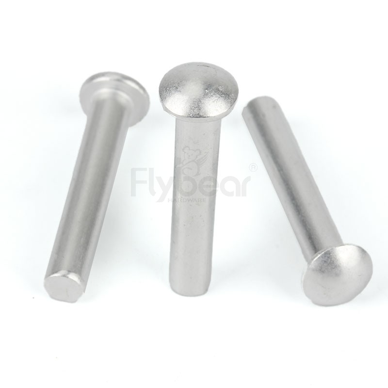 5B05铝本色半圆头铆钉GB867