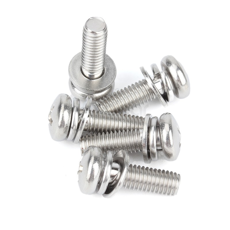 不锈钢组合螺钉一体化设计的精密优势